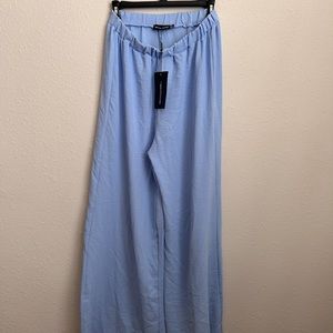 UK 8 US 6 pretty little thing blue woven pants